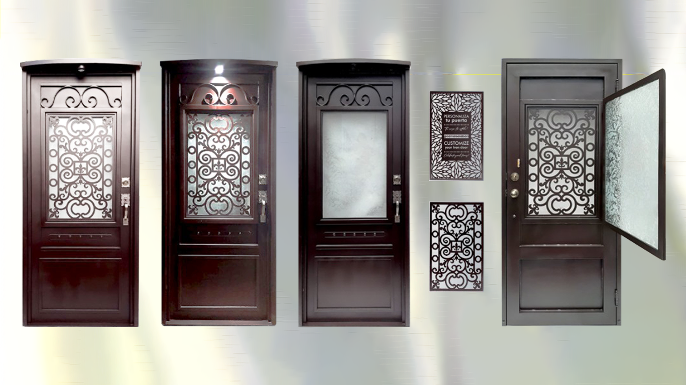 camaléon iron door